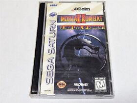 Mortal Kombat II Complete for Sega Saturn w/Registration Card **TESTED & WORKS**