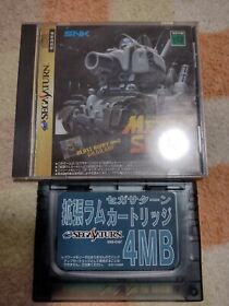 Sega Saturn - Metal Slug - Japan Import＆＆4MB RAM Cart！！