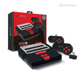 Hyperkin RetroN 2 2in1 SNES / NES Retro Video Game Twin Console System Black Red