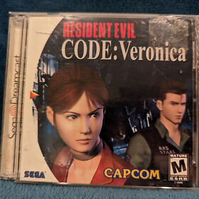 Resident Evil - Code: Veronica SEGA Dreamcast 2-Disk w/Manual, Tested & Works