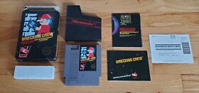 Wrecking Crew Nintendo NES Hang Tab BLACK BOX 5 Screw Complete CIB Non Rev-A Lot