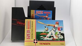 RBI Baseball Nintendo NES - Cartridge, Sleeve & Manual