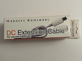Madness Gameware DC Extension Cable for Sega Dreamcast Brand New Sealed