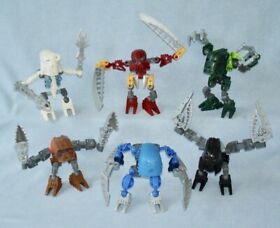 2006 Lego Bionicle - All 6 MATORAN of VOYA NUI (8721 ~ 8726) Kazi Balta Dalu +  