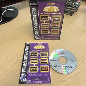 Arcades Greatest Hits the Atari Collection 1 (Sega Saturn Game) Complete
