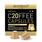 Bestpresso Vanilla 20 Espresso Capsules - Nespresso Original Line Compatible