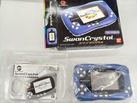 BANDAI WonderSwan crystal SCT-001 Blue Japan Import with Box