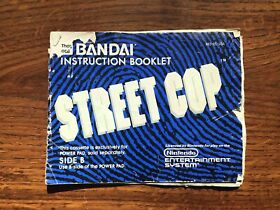 Street Cop NES Nintendo Instruction Manual Only 