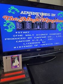 Disney Adventures in the Magic Kingdom - Authentic Nintendo NES Game - Tested