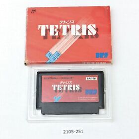 NES FC Tetris Boxed Working NTSC-J Japan 2105-251 '