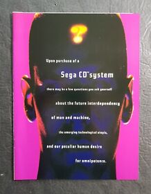 Sega CD System Promo 8 Page Print Advertisement Vintage 1993