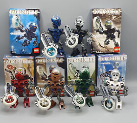 ✔️LEGO Bionicle Matoran of Metru Nui Complete Set 8607 8608 8609 8610 8611 8612✔️