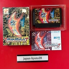 Crisis Force NES KONAMI Nintendo Famicom Box From Japan jp