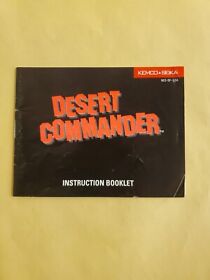 Desert Commander Nintendo NES Manual Only ~ Instruction Booklet