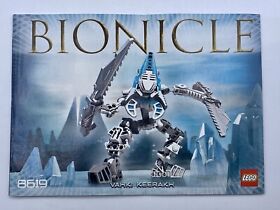LEGO Bionicle Rahkshi (8619) ~ INSTRUCTIONS MANUAL Only Book ~ Vahki Keerakh