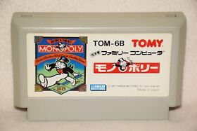 Monopoly Famicom FC Nintendo NES Japan Import US Seller!