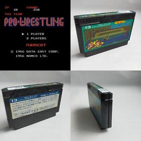 Tag Team Pro Wrestling Namco pre-owned Nintendo Famicom NES Tested