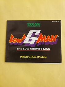 LOW G MAN ~ Nintendo NES Manual Instructions Booklet ONLY ~ No Game