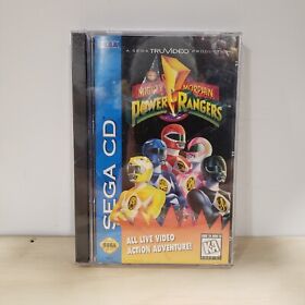 Mighty Morphin Power Rangers (Sega CD, 1995) Factory Sealed, Damaged Case