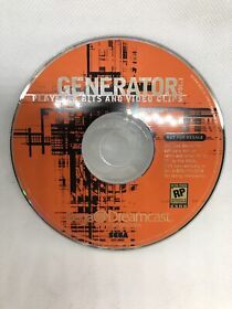 Generator Demo Disc Vol. 1 (Sega Dreamcast) Disc Only