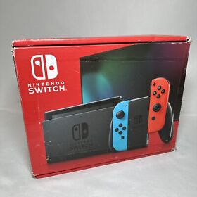 Nintendo Switch 32GB Handheld Console - Neon Red/Blue With Box Great Condition