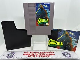 1989 Nintendo NES Toho Godzilla Monster Of Monsters Game With Manual Inv-0742