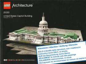 Instructions for LEGO Architecture 21030 United States Capitol Building, Only Li