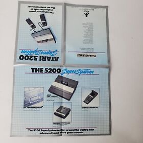 Atari 5200- -Super System- -Insert Poster- 