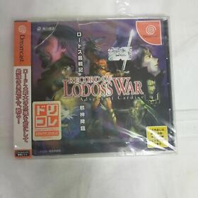 Dreamcast dc game software Difficulty Unopened new item? Record of Lodoss War