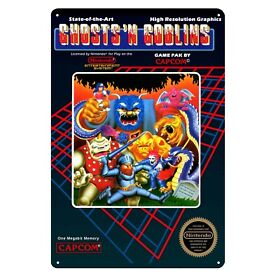 Ghosts N' Goblins Nintendo Nes Retro Video Game Metal Poster Tin Sign 20*30cm