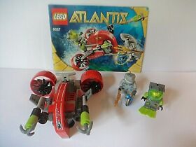 Lego 8057 Atlantis Wreck Raider with Mini figs and Instruction Booklet