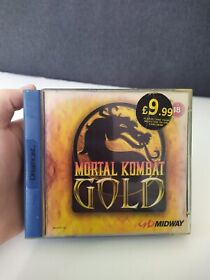 Mortal Kombat Gold Boxed - Sega Dreamcast Game Complete With Manual case damaged