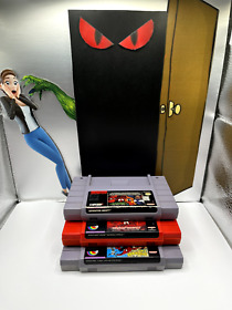 SNES * SPIDER MAN LOTE DE 3 MÁXIMA SEPARACIÓN ARCADE CARNAGE Super Nintendo NES
