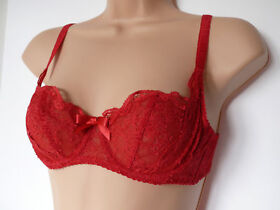 AGENT PROVOCATEUR FULL LOVE BRA RED 36A BNWT