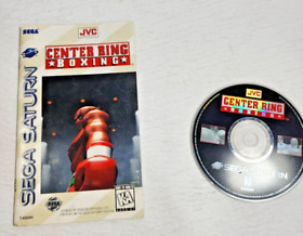 Center Ring Boxing JVC  Sega Saturn, 1995 Tested and working with Manual