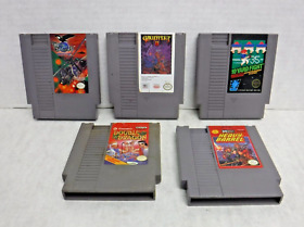 Double Dragon, Twin Eagle, Gauntlet II Lot of 5 Untested NES Games 012924AST2