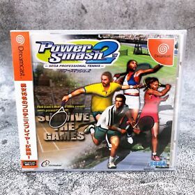 Dreamcast Power Smash 2 Sega Professional Tennis DC Japan Retro Game Sealed New