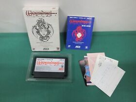NES - WIZARDRY Ⅲ 3 KNIGHT OF DIAMONDS - Can save. Boxed. Famicom, Japan. 10708