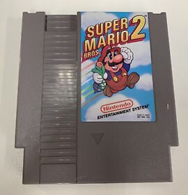 Nintendo NES Super Mario Bros 2 Game Cartridge