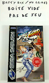 Sega Saturn French Version Box Empty Street Fighter Alpha Warriors Not Of Game