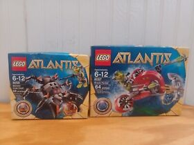 LEGO Atlantis: Wreck Raider (8057) & Atlantis Monster Crab Clash (8056) New 2010