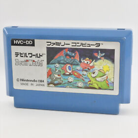 Famicom DEVIL WORLD Cartridge Only Nintendo fc