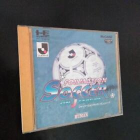 PC Engine Software Formation Soccer ON J League HuCARD