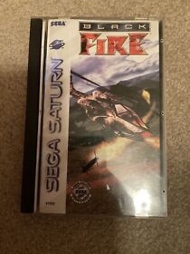 Black Fire Sega Saturn 1996 Complete
