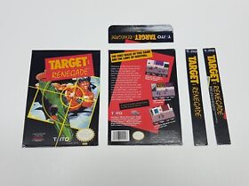 Target Renegade Nintendo NES Rental Cut Box ONLY *DAMAGED
