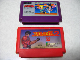 Spartan X X2 Set Nintendo Famicom FC Cartrage Only Used Japan Tested Rare F/S