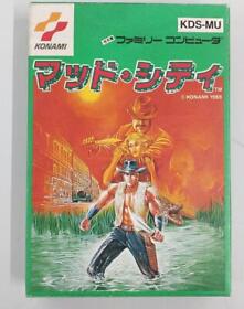 Famicom Software Model No.  Mad City KONAMI JAPAN