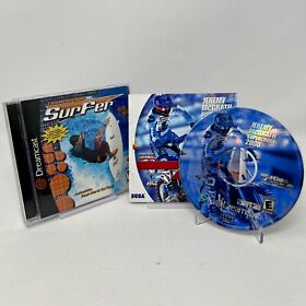 Sega Dreamcast Lot - Championship Surfer & Jeremy McGrath Supercross 2000