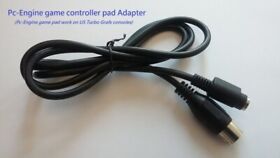 Pc-Engine to US Turbo Grafx console game pad Adapter cable