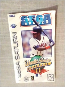 World Series Baseball II 2 Sega Saturn Instruction Manual Booklet
